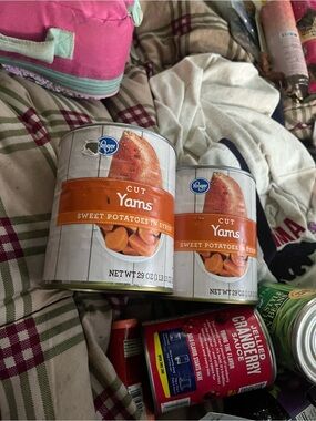 Cut Yams Sweet Potatoes in Syrup - Orange